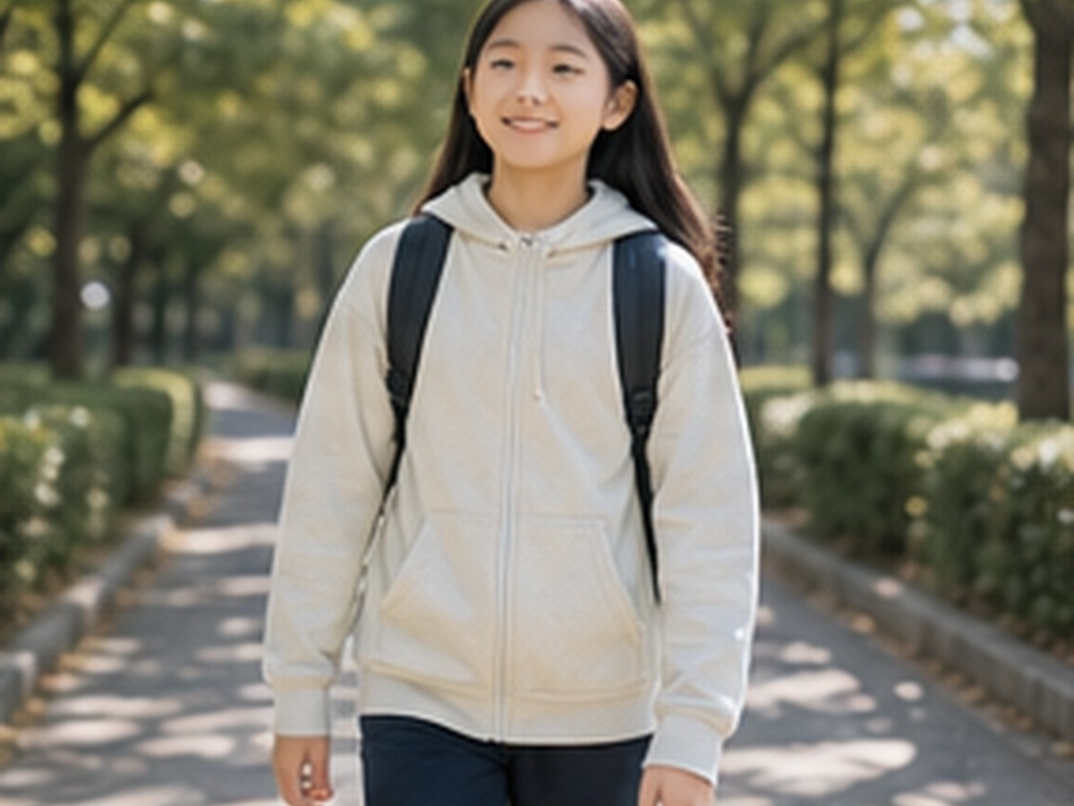 건강검진에서 성장 상태를 점검받는 아이