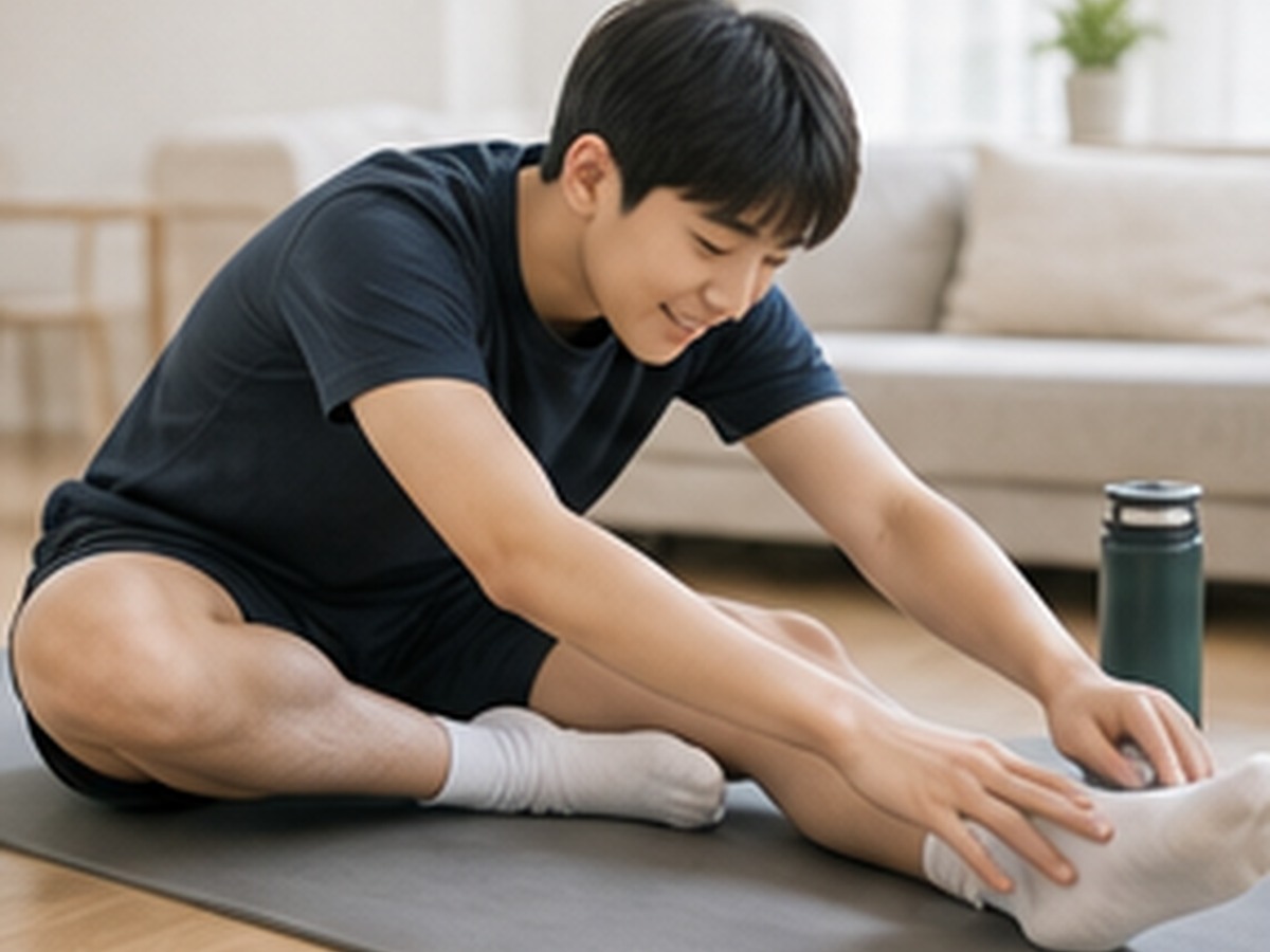 일정한 리듬으로 밤잠을 챙기는 학생