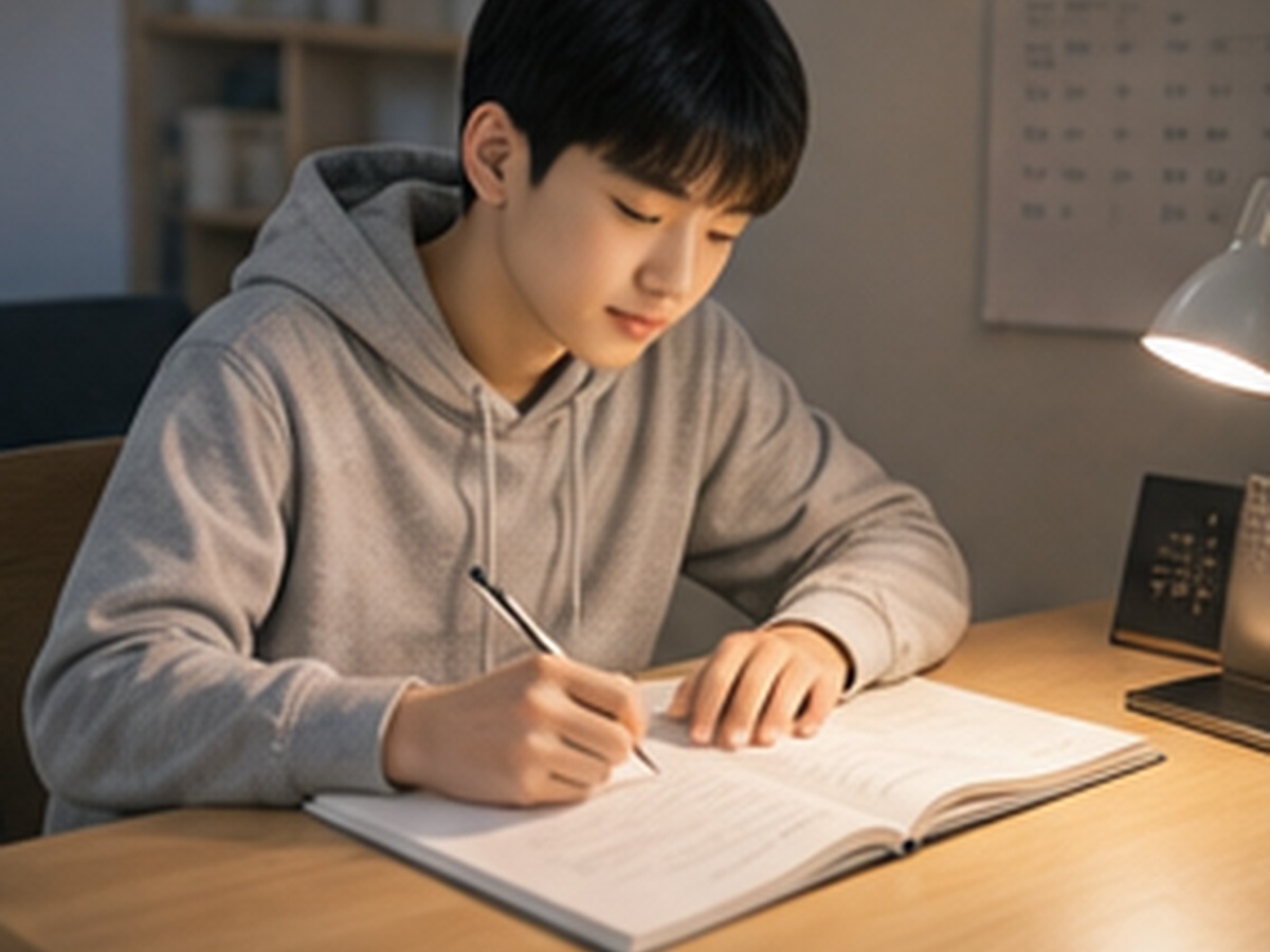 체육 활동 중인 만 14세 남학생