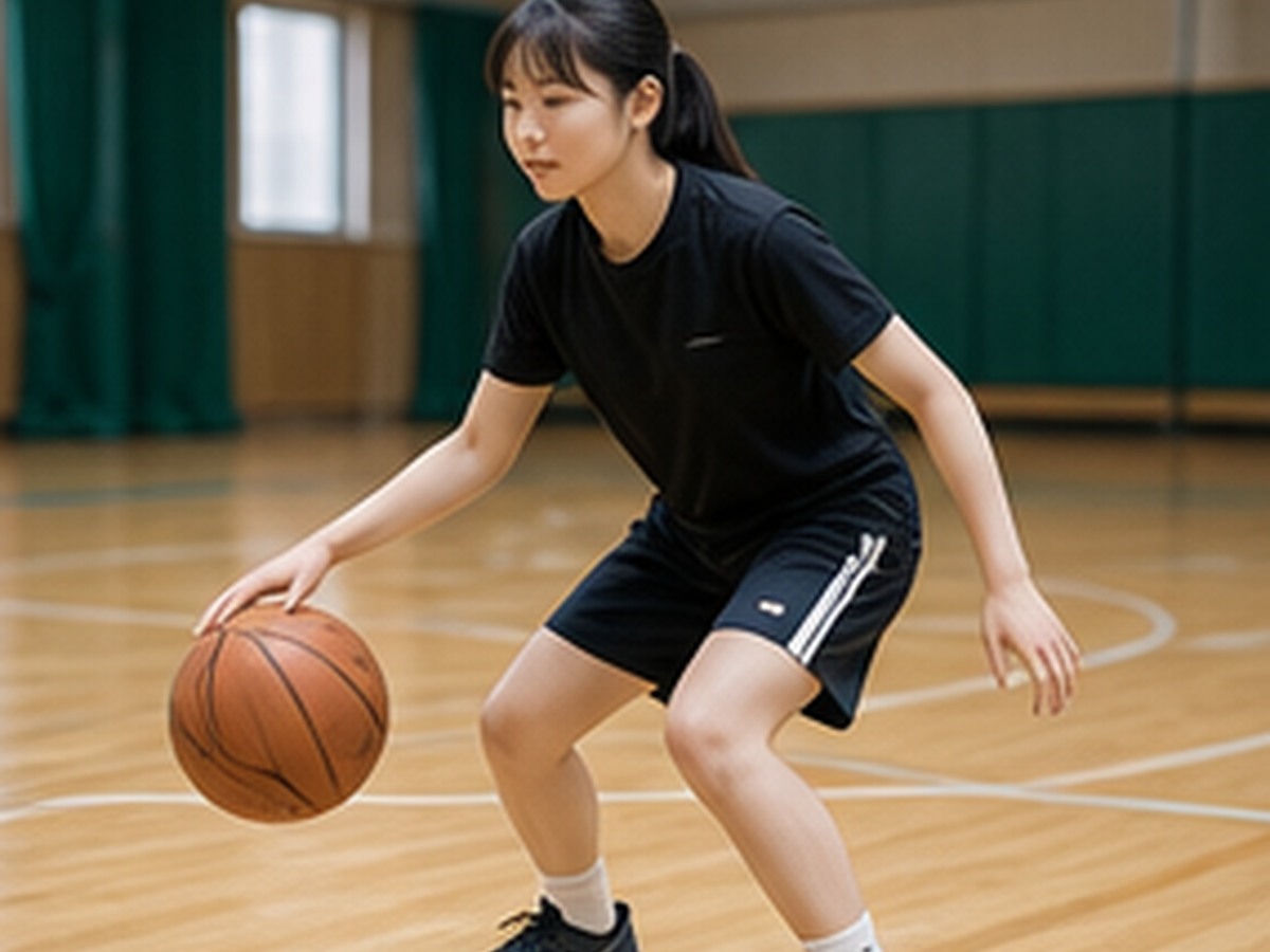 규칙적인 운동 루틴을 실천하는 중학생