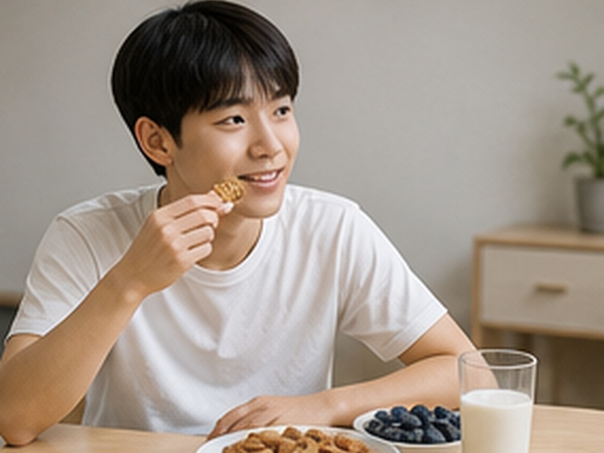 성장호르몬 치료를 상담하는 진료 장면