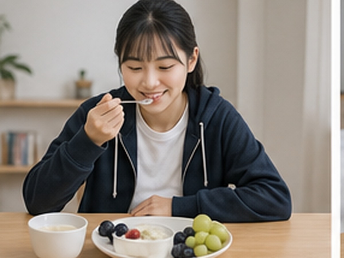 검사 결과를 놓고 부모와 상담하는 모습
