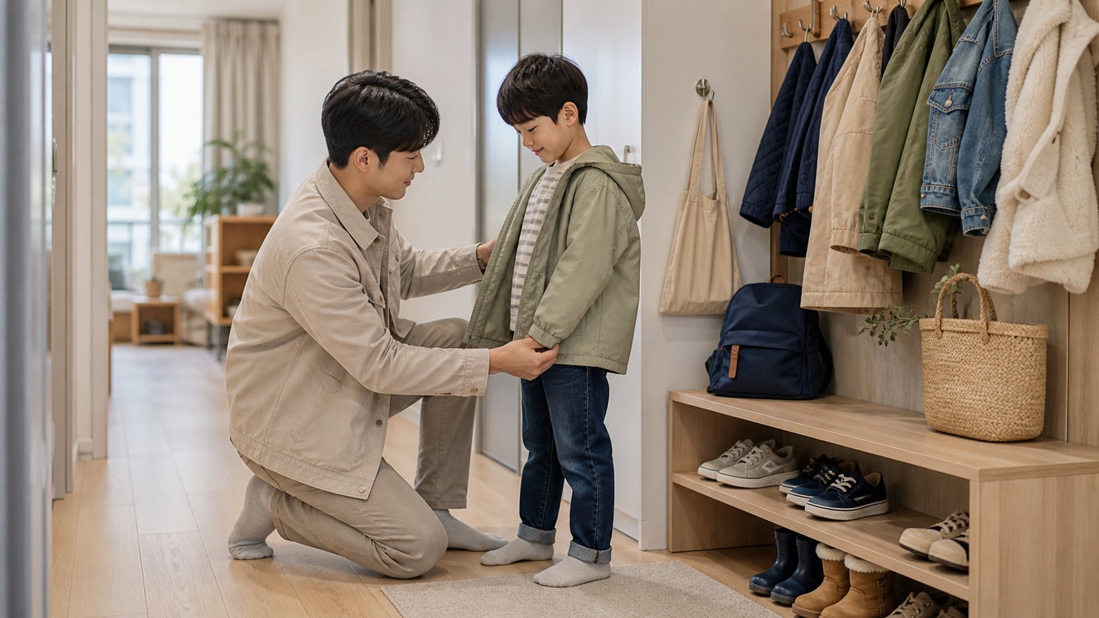 여러 표기의 사이즈를 비교하는 모습
