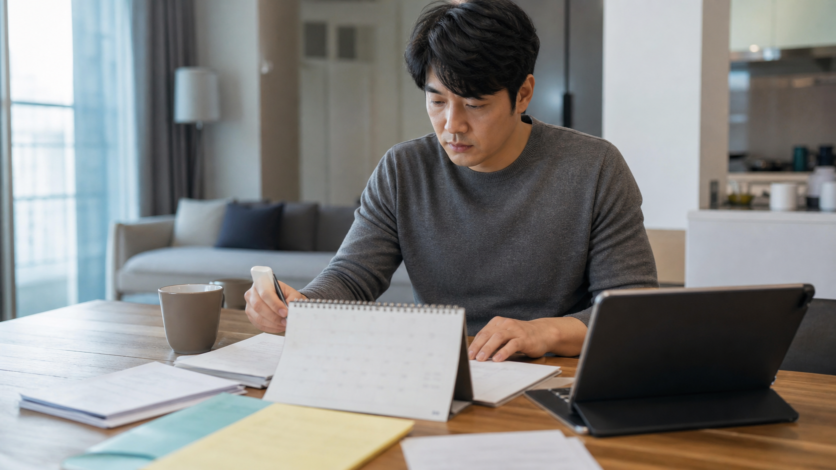 대구 면접교섭의 절차와 선택지를 확인하는 장면