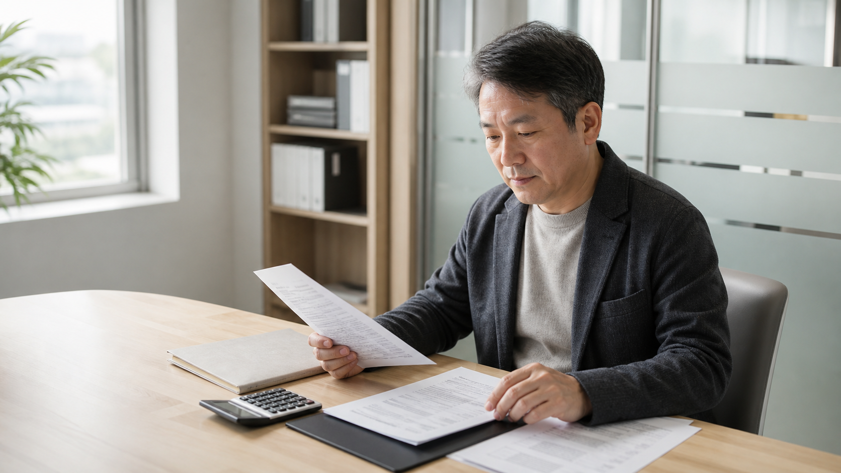 명도소송 비용 관련 서류와 절차를 확인하는 장면