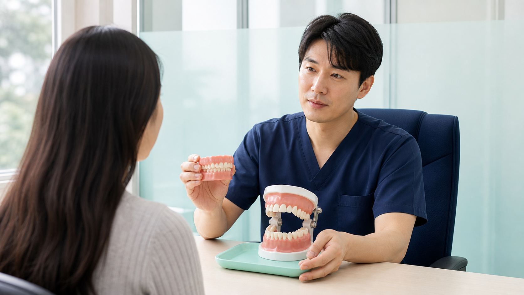 울산 교정 비용 상담 상담 준비 장면