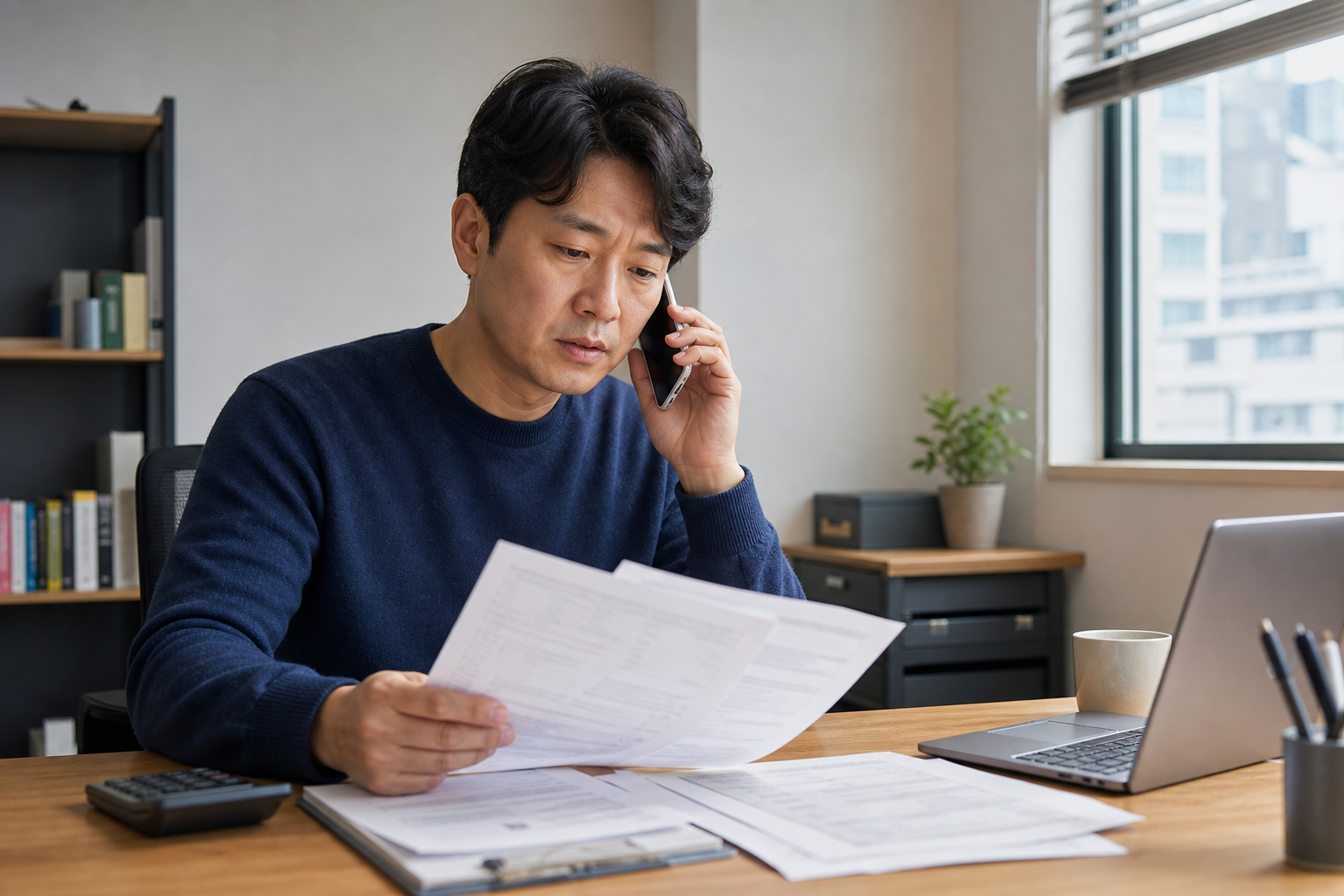 항공 지연 서류 확인