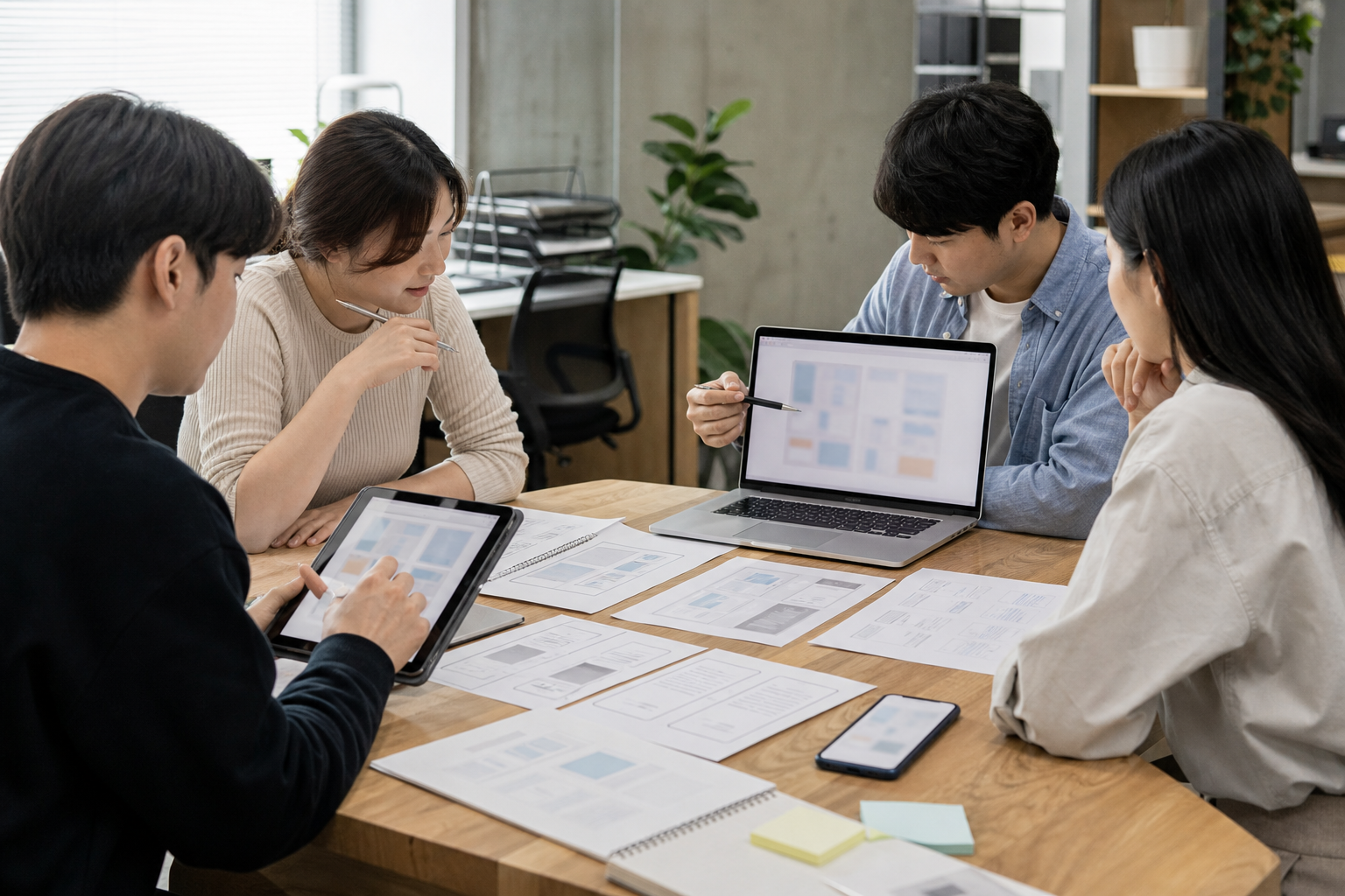 워드프레스 홈페이지 제작 관련 비교와 협업 장면