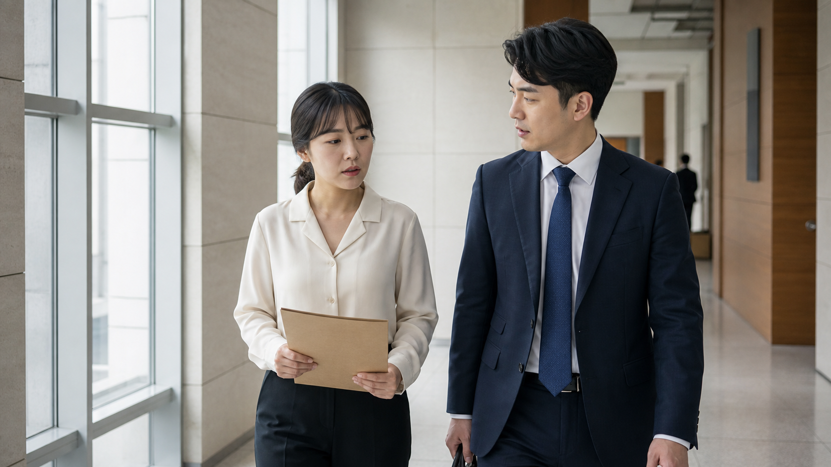 대구 상간자 소송 관련 자료를 차분히 검토하는 모습