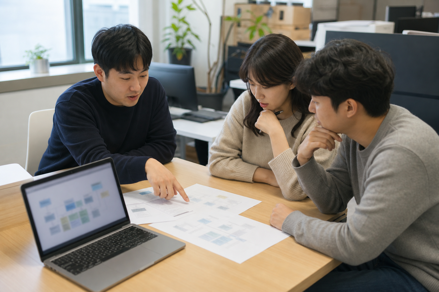 홈페이지 제작 계약서 관련 비교와 협업 장면