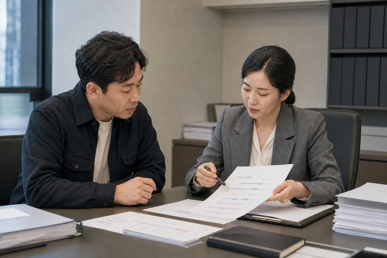 임차권등기명령 관련 법률 상담 장면