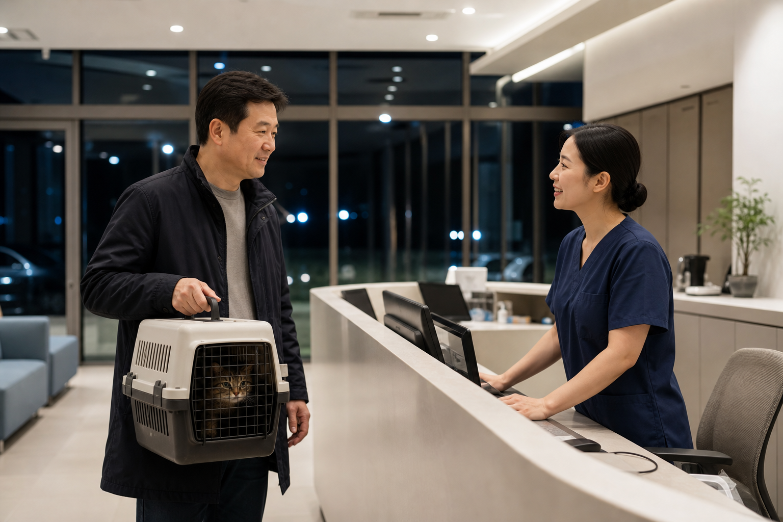 고양이 응급증상 방문 준비