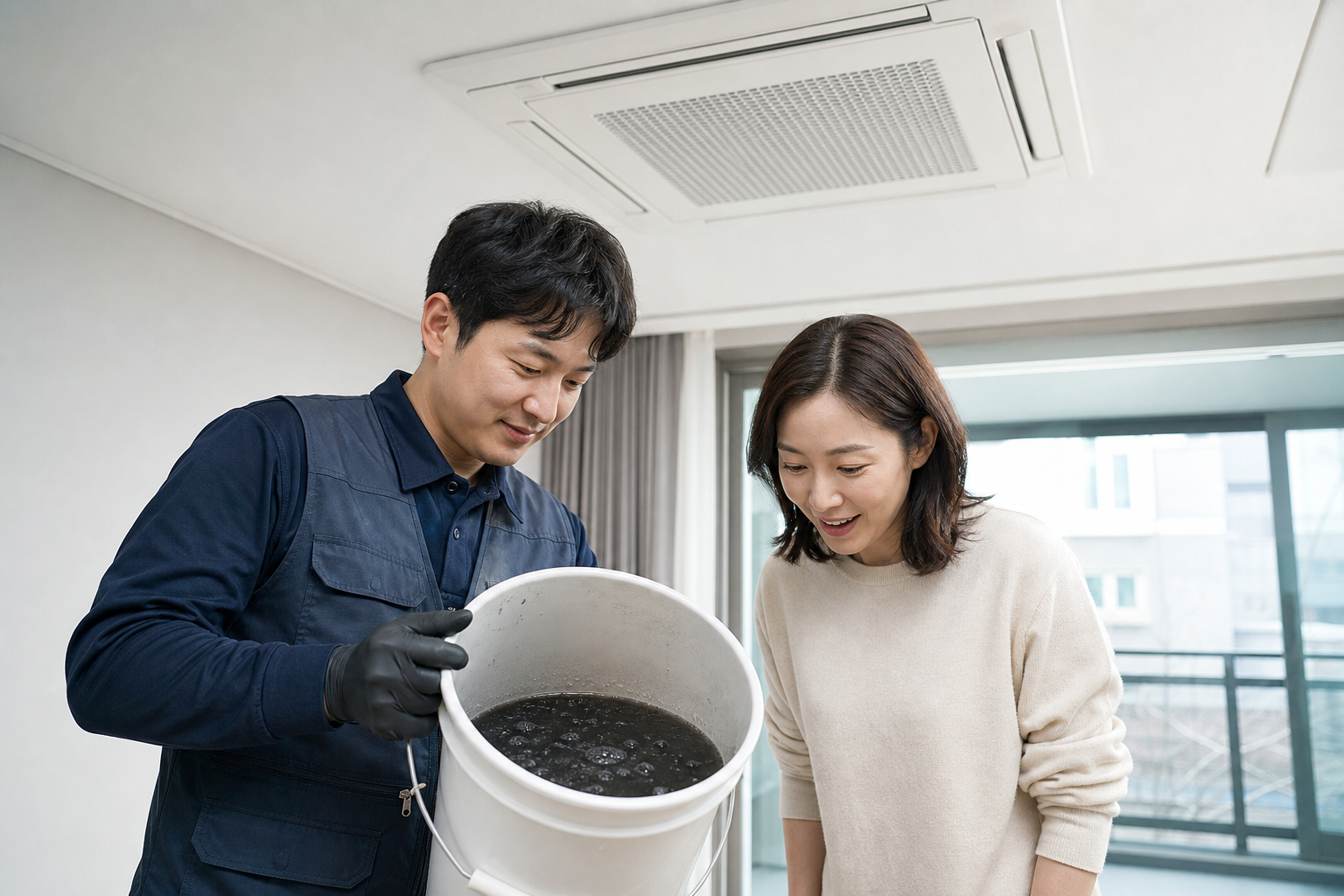 에어컨 약품 청소 스팀 청소 차이 견적 비교 참고 이미지