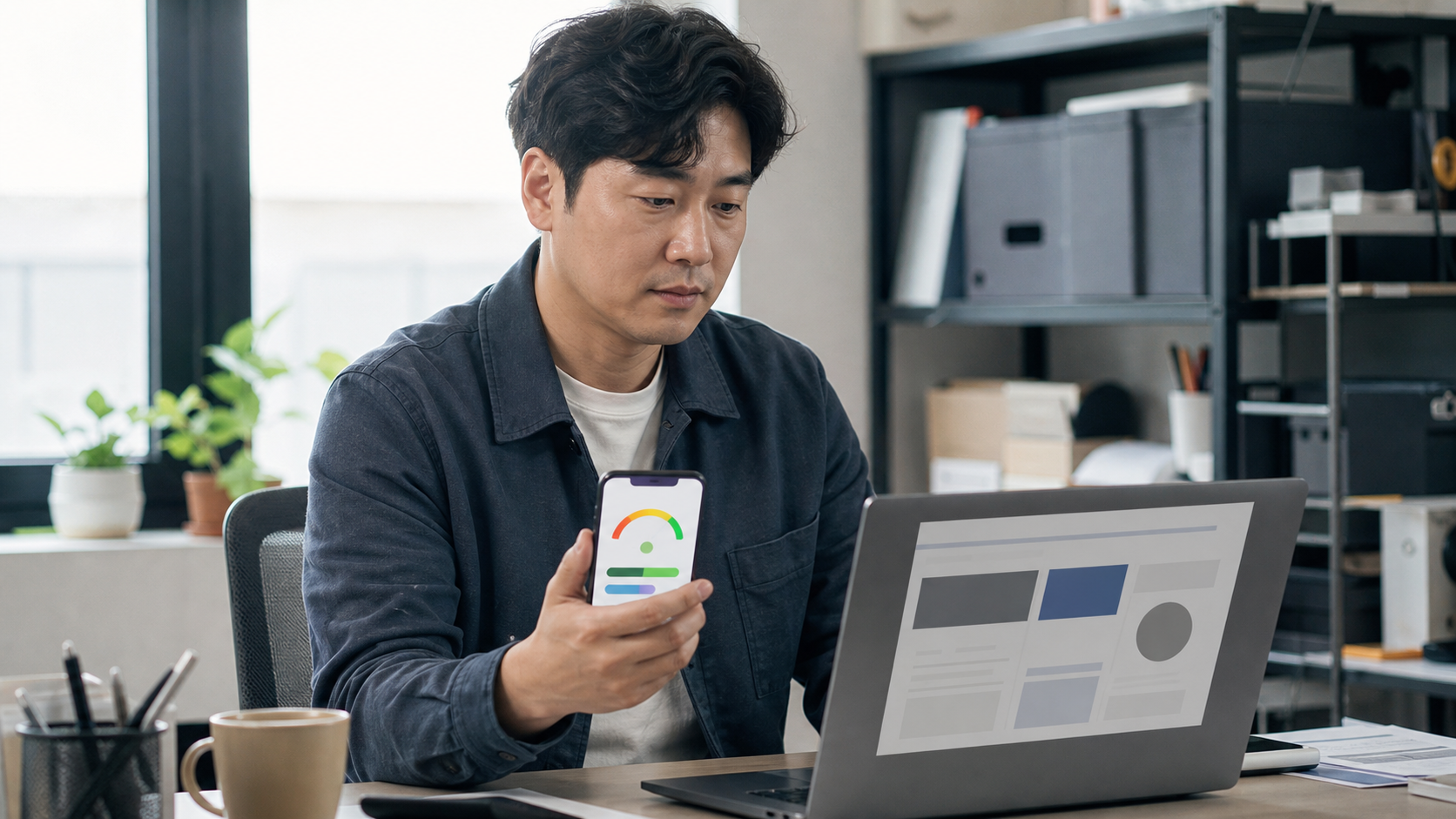 개인사업자 대출 금리 비교 신청 전 비용과 서류를 비교하는 모습