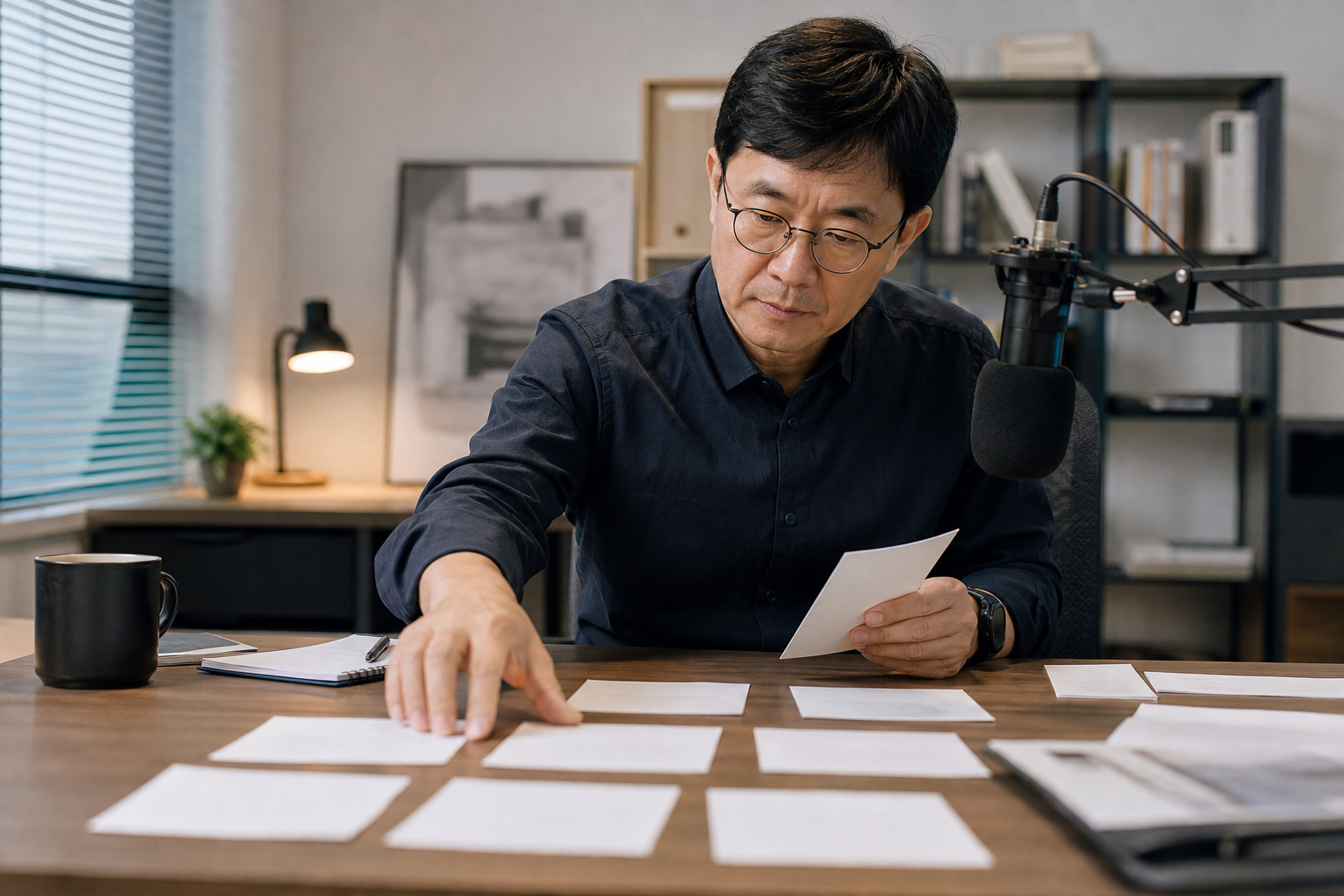 1인 쇼핑몰 창업 준비 과정을 보여주는 실사 사진