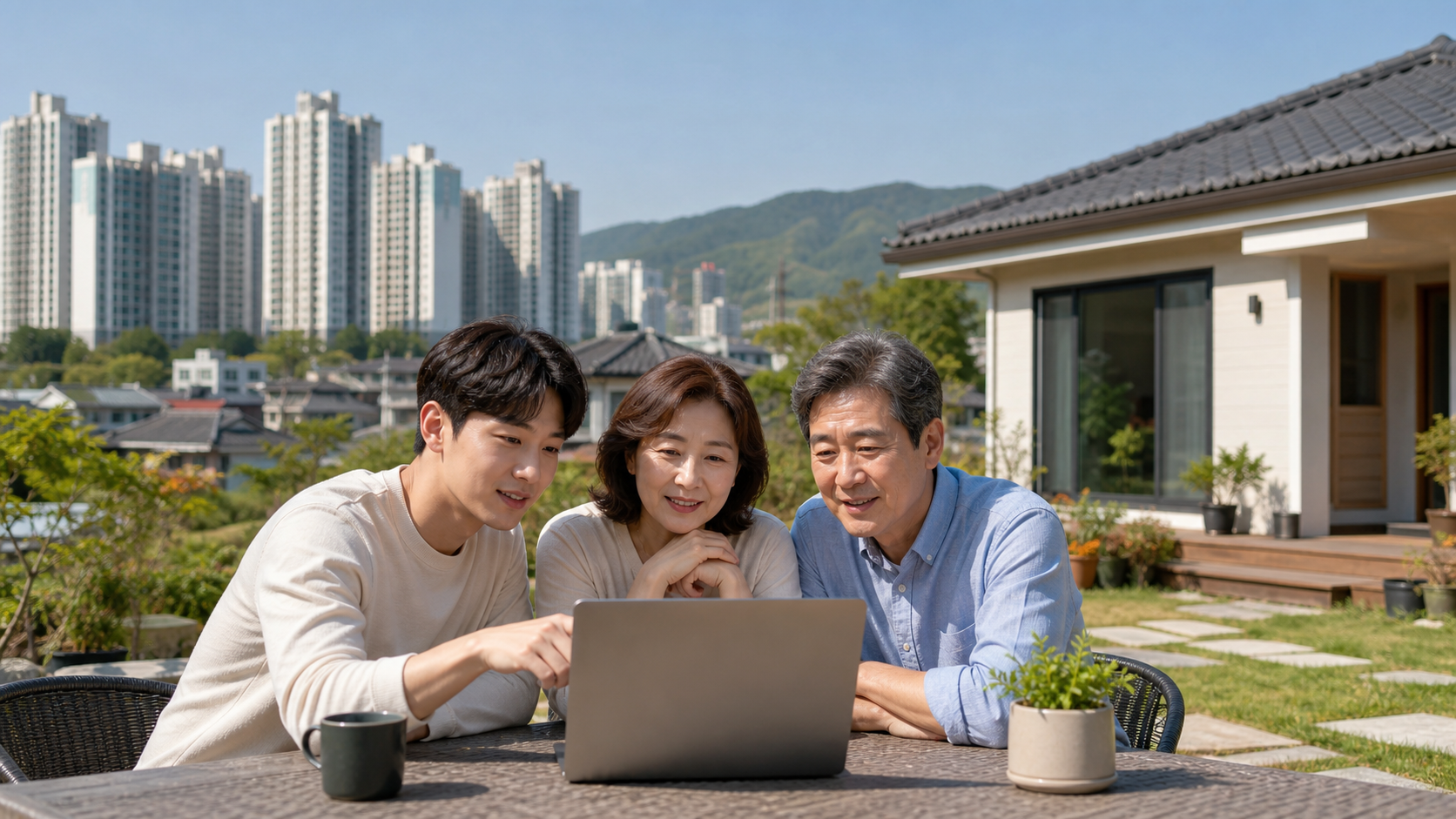 유품정리 1톤 비용 비교를 위해 자료를 정리하는 모습