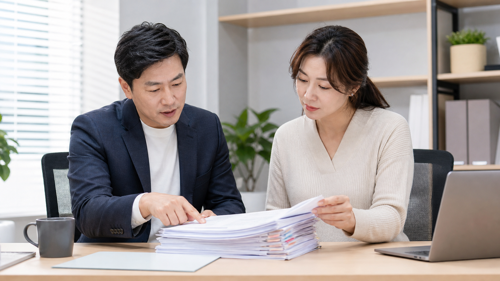명도소송 비용 누가 부담 관련 서류와 절차를 확인하는 장면