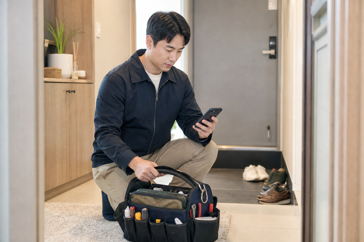 재택 1인 창업 실행 단계의 실사 사진