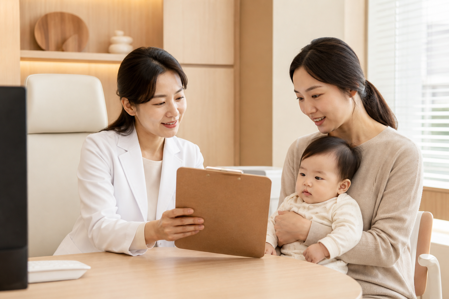 산부인과 상담 장면
