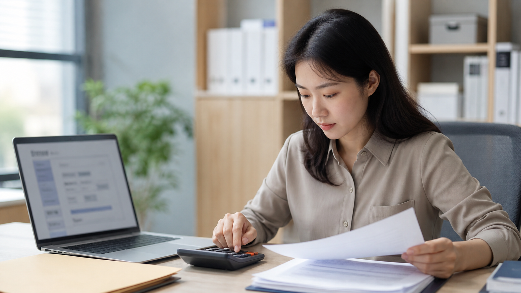 명도집행 보관료 관련 서류와 절차를 확인하는 장면