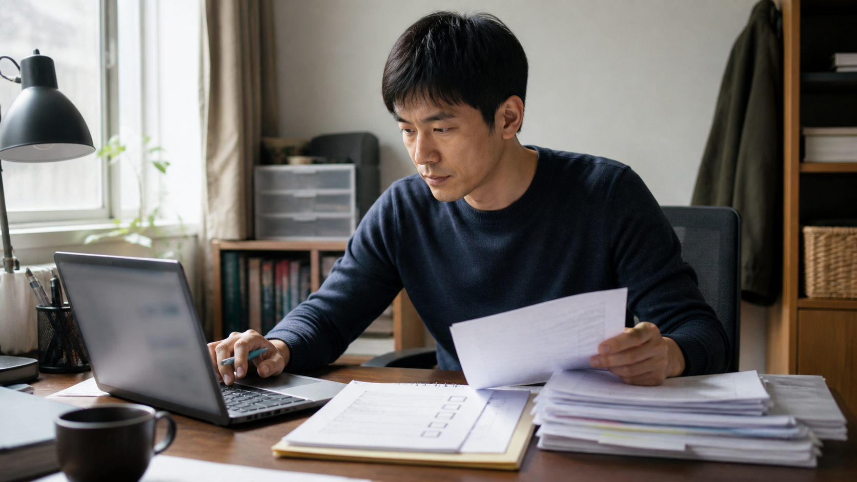 명도소송 법무사 비용 관련 서류와 절차를 확인하는 장면