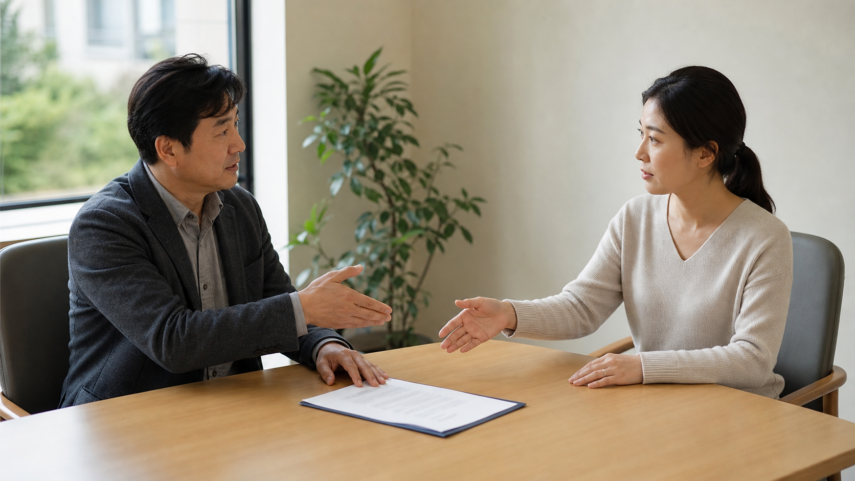 명도소송 셀프 비용 관련 서류와 절차를 확인하는 장면