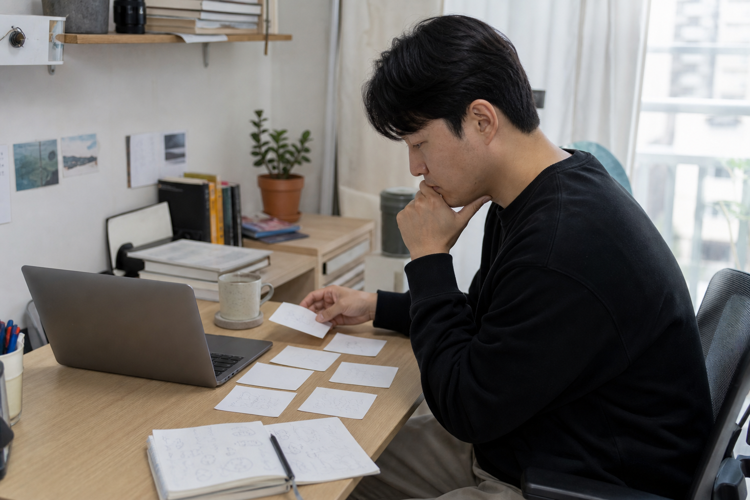 1인 창업 아이템 실행 단계의 실사 사진
