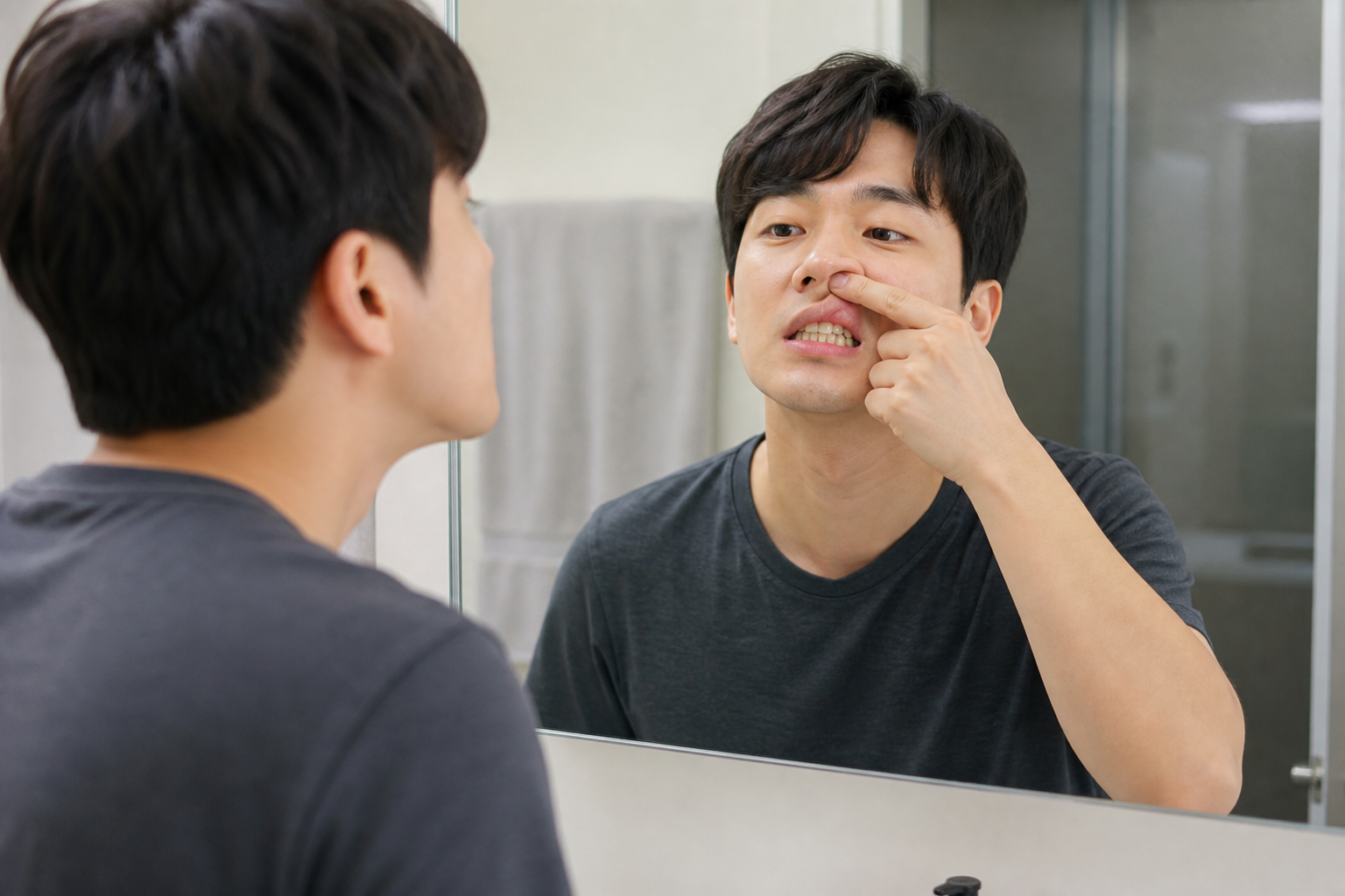 김해 율하 치과 정보를 확인하는 장면