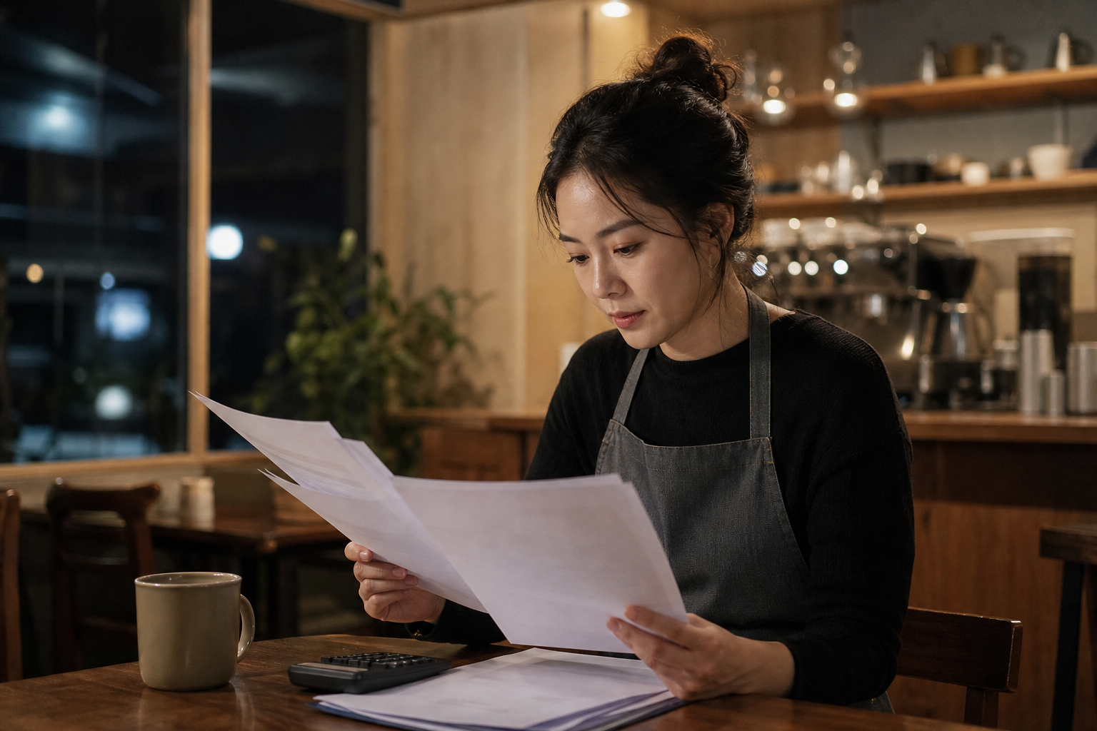 개인사업자 대출 조건 진행 절차를 확인하는 자료