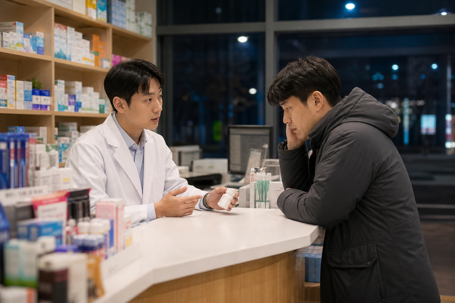 심야약국 외관