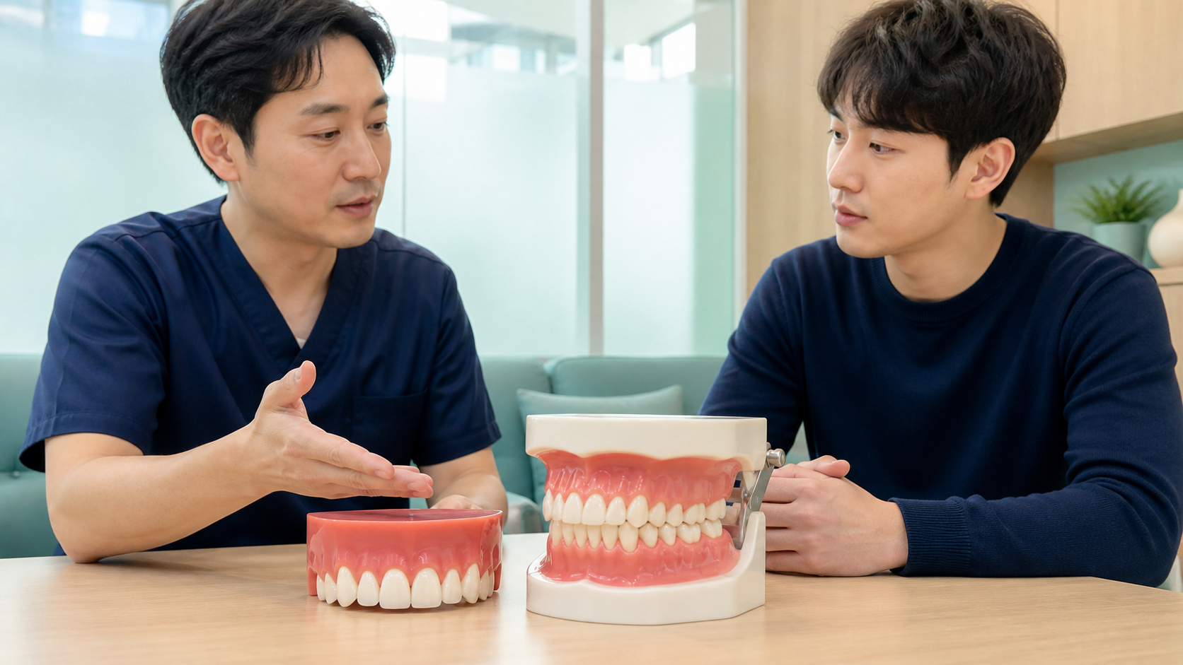 울산 소아교정 상담 비교 항목 확인 장면