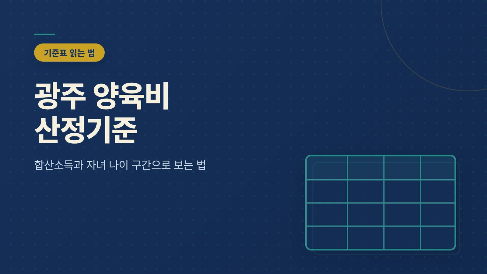 광주 양육비 산정기준 글 썸네일