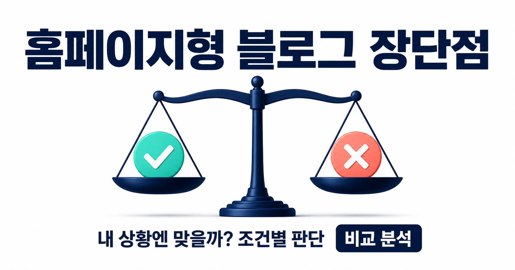 홈페이지형 블로그 업체 선정 기준
