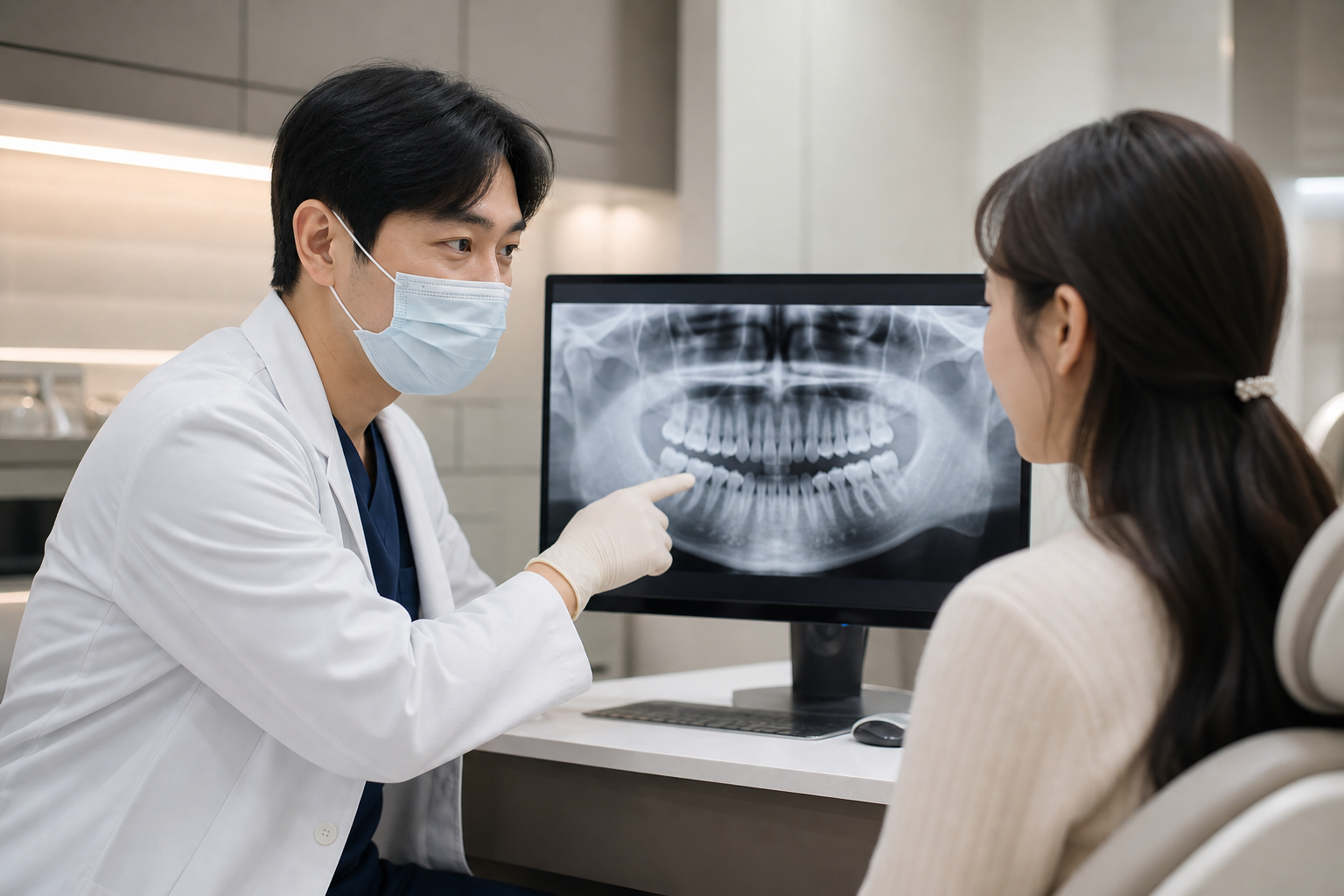 치과의사 엑스레이 상담