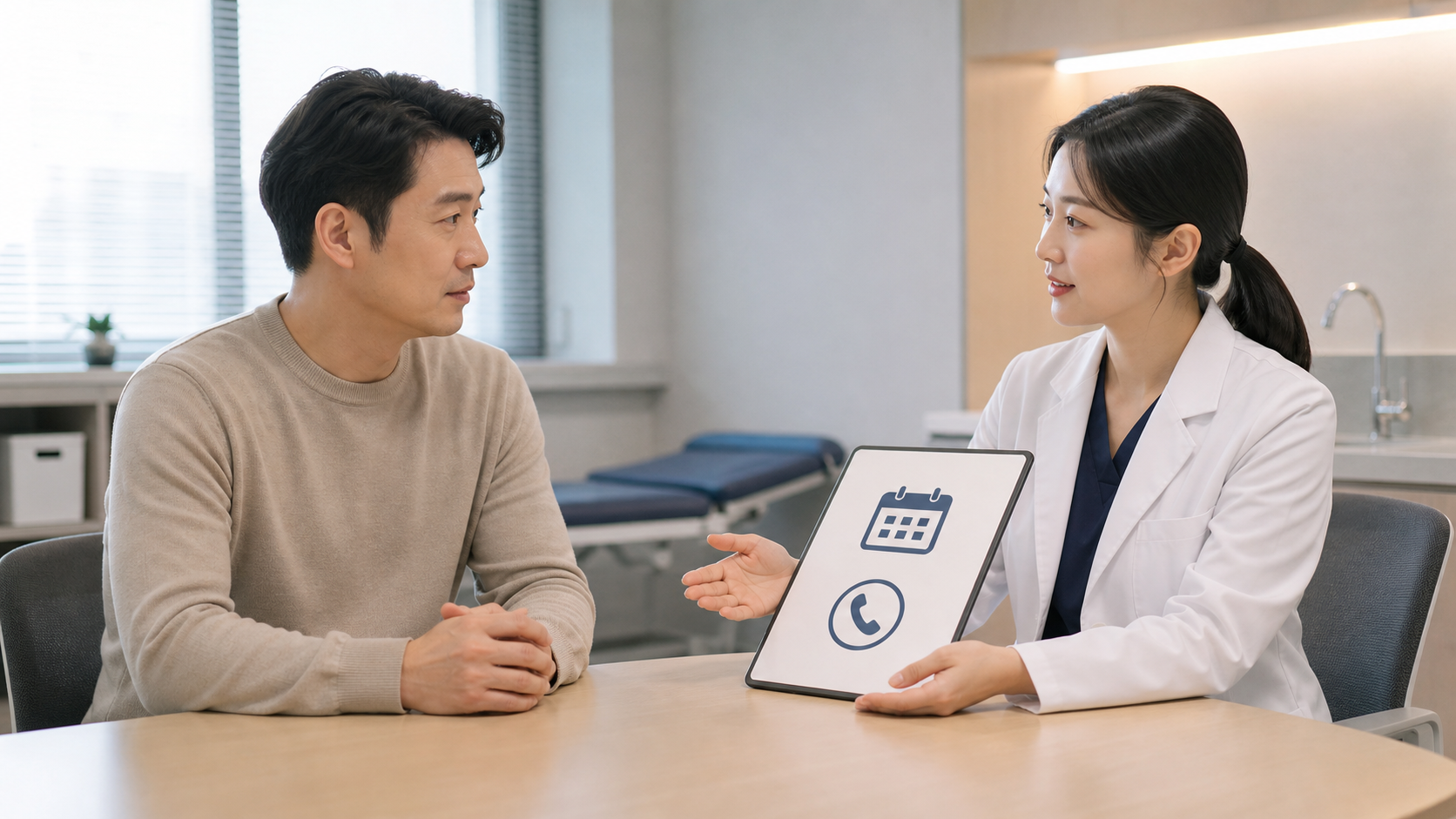 연구 근거 검토 장면