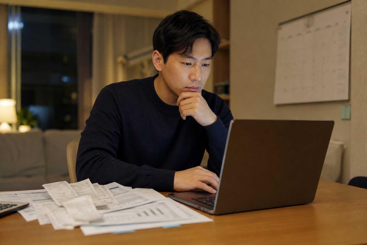 차량을 승계할지 말소·폐차할지 선택지를 비교하며 고민하는 모습