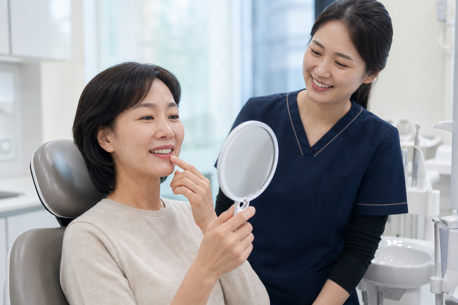 치과 보철물 제작 과정 관련 이미지
